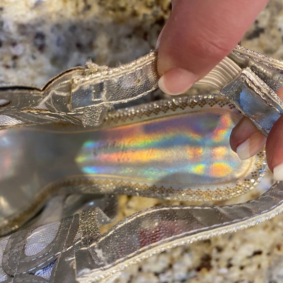 Rhinestone Sequin BLINGED Out Heels Wedding, Party, Prom, New Year! Size 10 - Picture 12 of 12